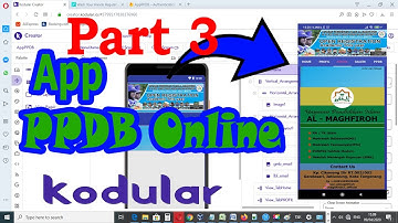 Membuat Aplikasi PPDB Online di Kodular |Part 3