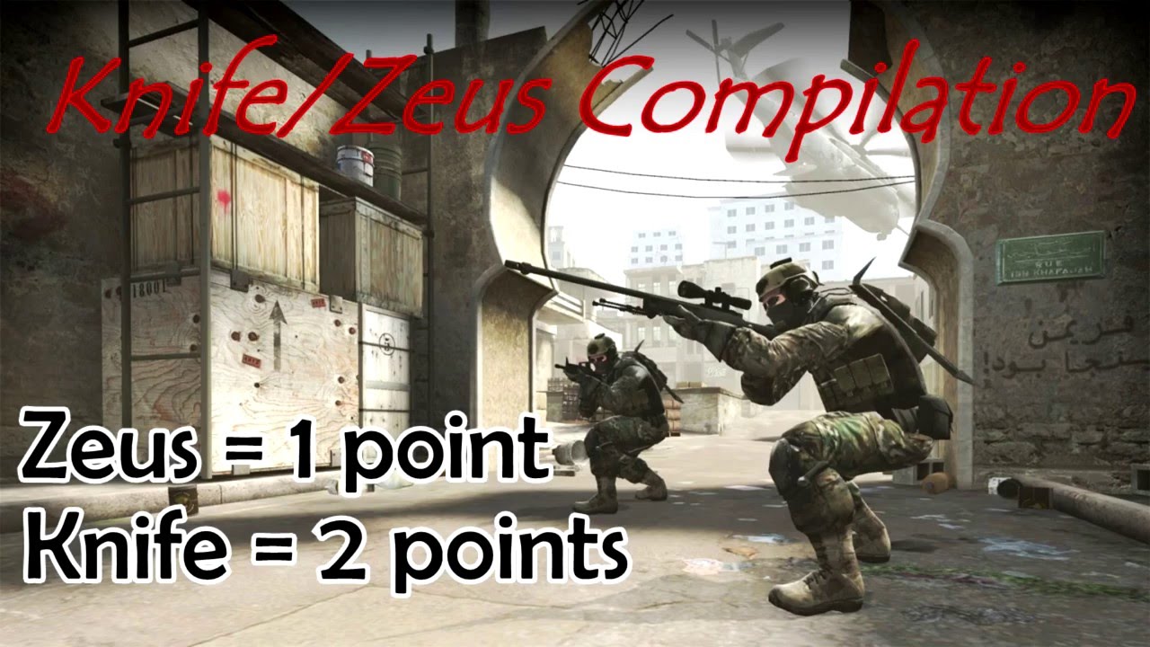 CS:GO Funny Moments. Trolling in Silver. Zeus and Knife ONLY !!!