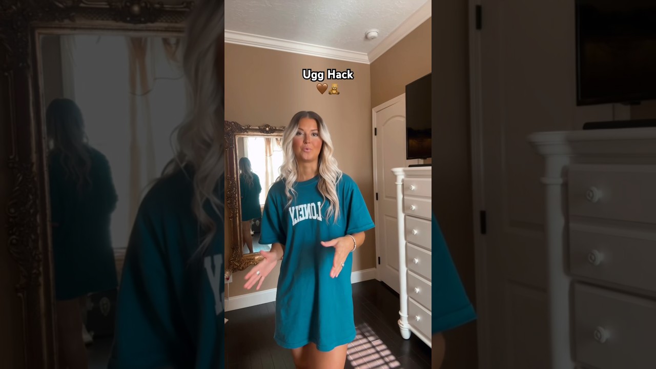Ugg Hack + cute Ugg outfit 🤎🧸 #uggs #outfitideas #grwmoutfit