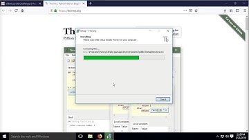 IDE Setup for Python (Thonny IDE)