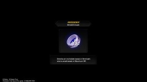 KINGDOM HEARTS Ⅲ crit lvl 1 no damage data xion