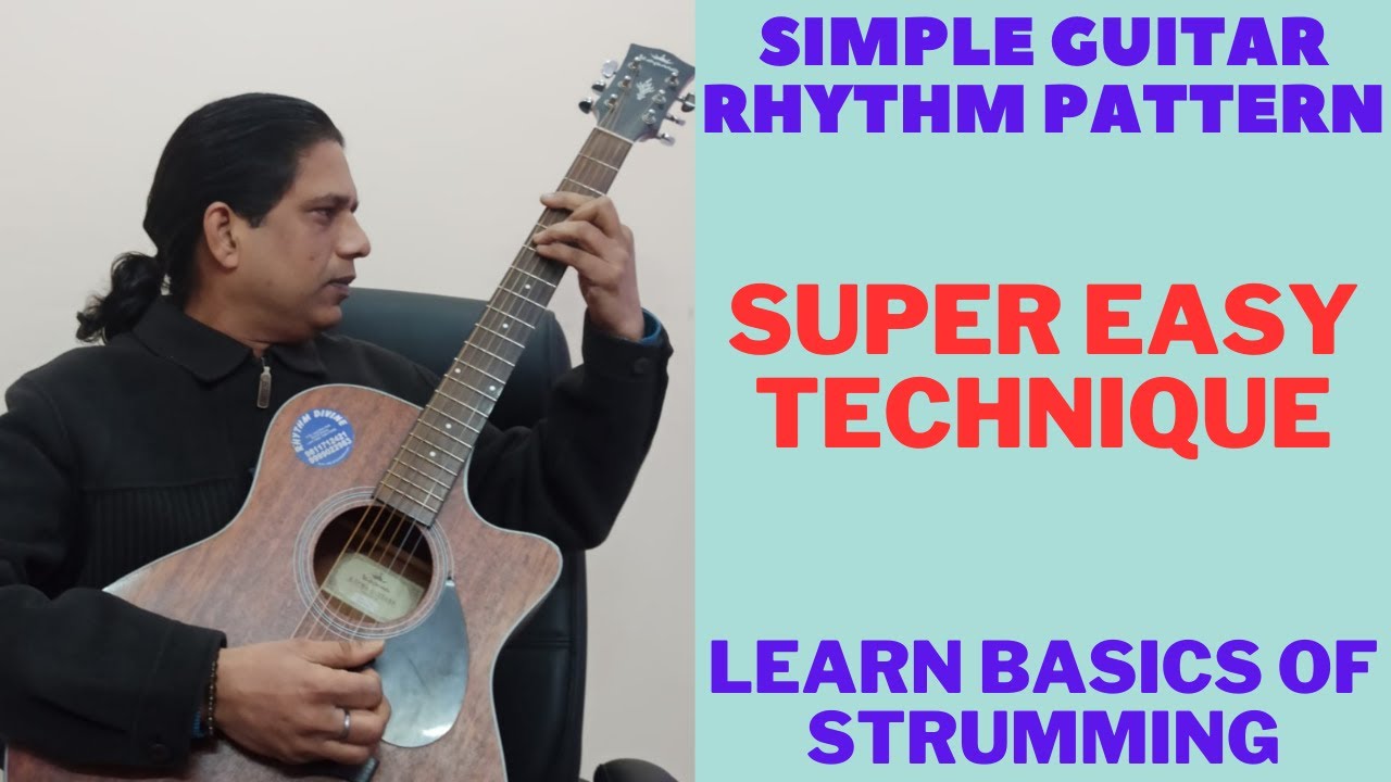 Super Easy Guitar Rhythm Lesson || How To Build Your Strumming Speed ...