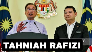 Tahniah Rafizi Ini Kali Lah
