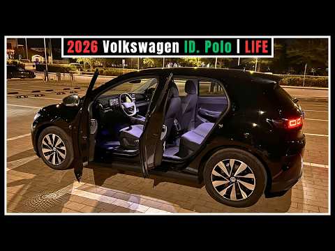 VW ID. Polo 2026 (Life) Night Lights & Ambient Lighting Review