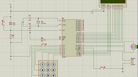 Door Lock Security System (8051 Microcontroller)   Proteus