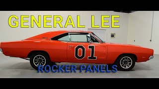 1969 Dodge Charger restoration - General Lee rocker panels