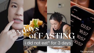 fasting for 3 days during ramadhan, realistic sahur ideas, being productive