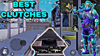 BEST CLUTCHES BY louMUZAMMIL || PUBG MOBILE ||