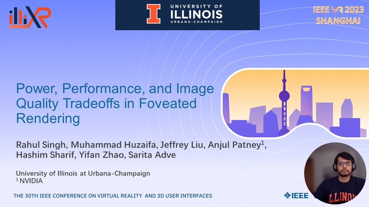 IEEE VR 2023 Conference Talk Power Performance and Image quality