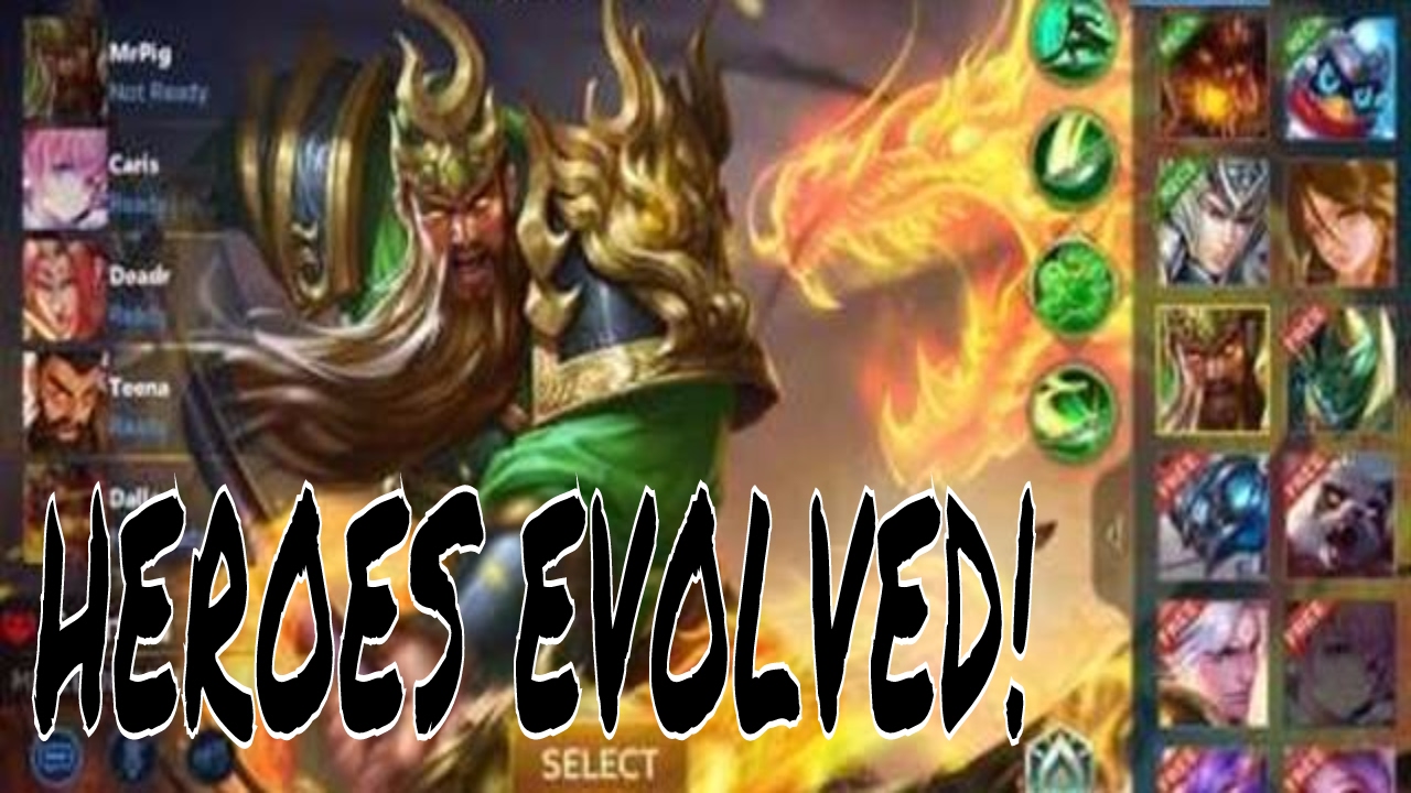 HEROES EVOLVED GAMEPLAY! (NEW MOBA GAMES) FOR ANDROID AND IOS
