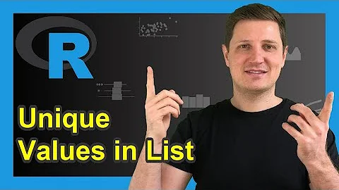 Find Unique Values in List in R (Example) | unlist() & unique() Functions | Identify Non-Duplicates