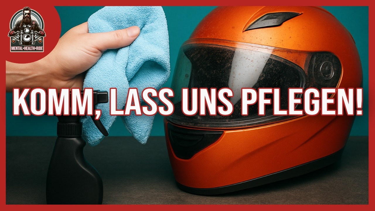 So reinigst du deinen Motorradhelm richtig (ohne teure Pflegesets!)