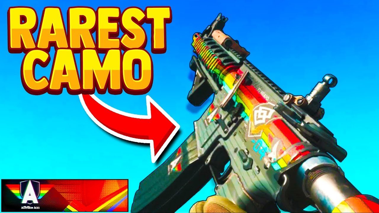 RAREST FREE CAMO in Modern Warfare Activision Aces Ambassador Camo, Calling Cards, & More