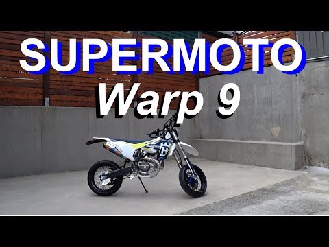 SUPERMOTO Warp 9 Rims Michelin Pilot Review | Adventure Ready Enduristan  Luggage | # 38 | WADZUP - YouTube