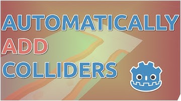 How To Automatically Add Colliders To Meshes In Godot!