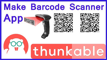 How to make barcode scanner app in thunkable [ Hindi | Urdu ]