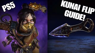 How to Flip Wraiths Kunai like Faide ON CONSOLE🤯🤤|Apex legends Season 17