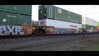 NS 212 with NS 9575 D9-40CW NS 9740 D9-40CW and NS 1218 SD70ACE