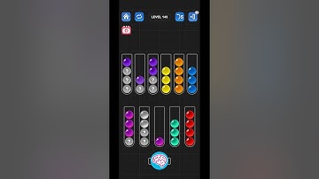 Lv 143 (??? ver.) Ball Sort Puzzle - Color Game / 顏色分類遊戲 / ボールソーティングパズル (Guru Game)  #ballsortpuzzle