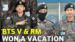 Bts Taehyung & Rm Won Physical Evaluation, Get A Reward Vacation Bts V And Rm Military Vacation 2024