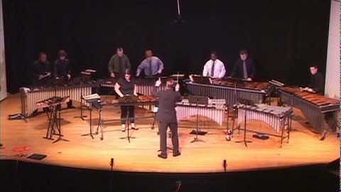 ECU Percussion Ensemble, "Two Movements for Mallets" by William Steinhort