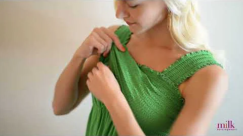 Sleeveless Babydoll Nursing Top by Milk Nursingwear - How it Works