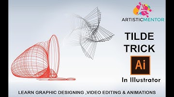 Draw with tilde key | Tilde Trick in Adobe Illustrator