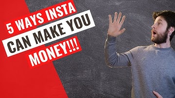 5 WAYS TO MAKE MONEY ON INSTAGRAM IN 2021 || $100+ A DAY