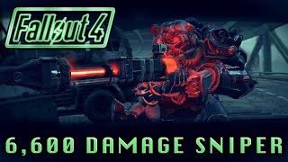 Fallout 4 | Best Sniper Rifle! (6600 Damage - Can Instantly Kill Anything) Legendary Sniper screenshot 4