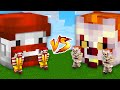 Minecraft - PENNYWISE HEAD HOUSE vs MCDONALD HEAD HOUSE : BATTLE in Minecraft ! AMV SHORT Animation