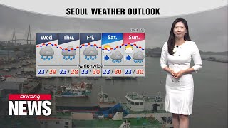 Heavy monsoon rain lashes south of Korea