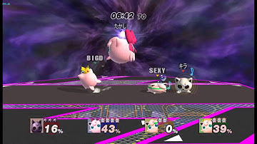 Project M - Four Jigglypuff Free for All