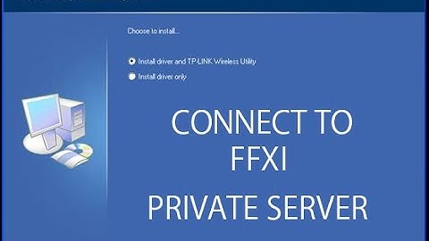 Connect to any FFXI Private Server.