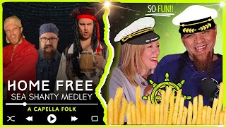 HOME FREE 'Sea Shanty Medley'  // Audio Engineer & Wifey React