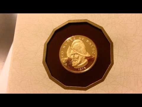 1975 Panama 100 Balboa 22K .900 Fine Gold Coin from Panama 75,000 Minted