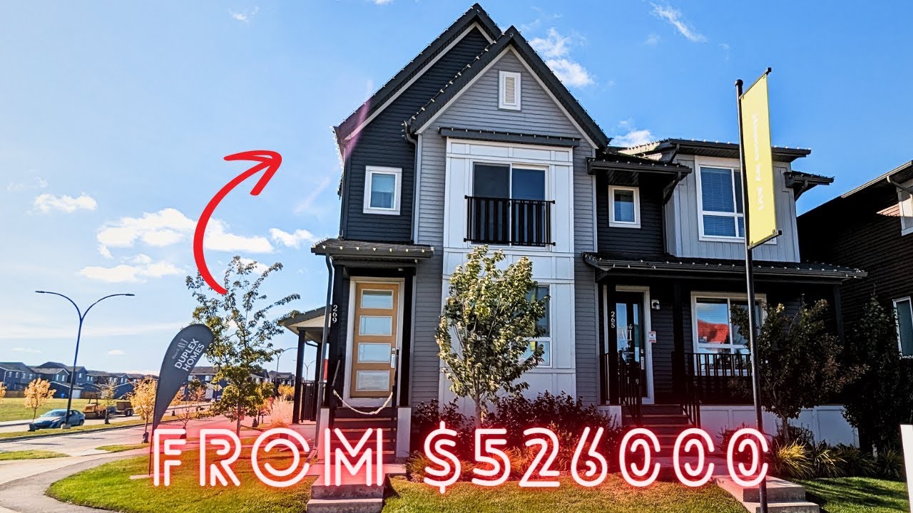 Tour the Spectacular Duplex Show Home in Belmont Calgary SW l From 526K