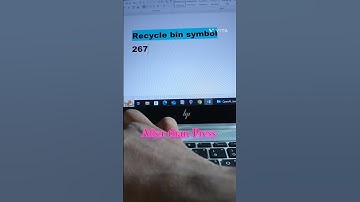 Recycle bin symbol  #shortvideo #trending #youtubeshorts  #computerknowledge #like #subscribe