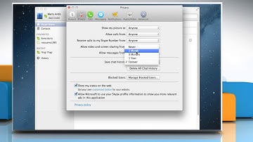How to Control Storage of Chat History in Skype® for Mac®