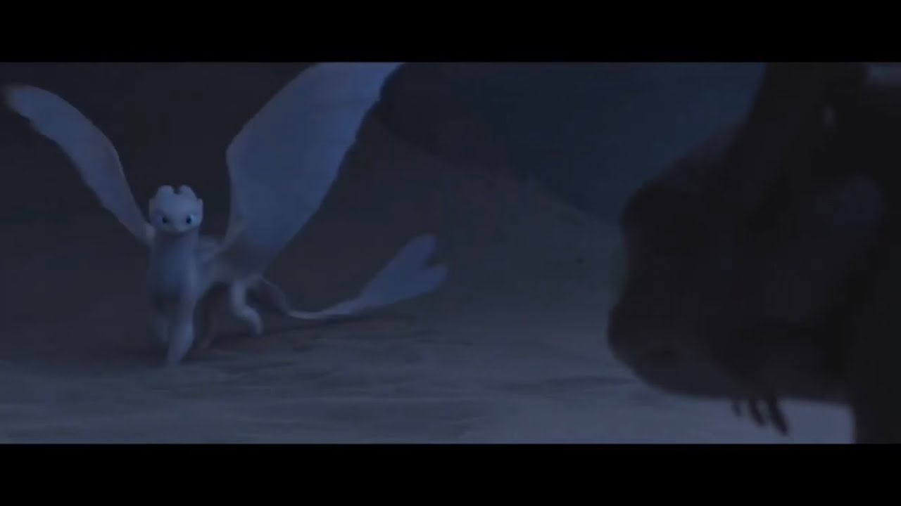 How To Train Your Dragon 3 {Toothless And Light Fury interaction} - YouTube