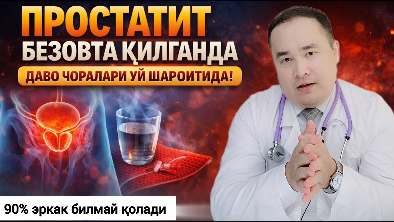 ТОМЧИЛАБ СИЙИШ, ПРОСТАТИТ БЕЗОВТА ҚИЛСА ТЕЗ ВА АРЗОН УЙ ШАРОИТИДА ДАВОЛАШ ЧОРАЛАРИ