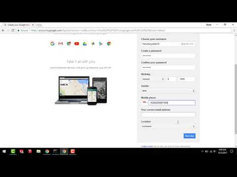 How to create Gmail account less than 2 minutes
