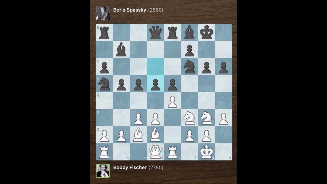 Bobby Fischer's shortest decisive Chess game with Boris Spassky - Game 9 -  1992 Match 