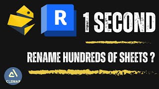 Automate Revit: How to rename hundreds of sheets in 1 second? (Beginner Tutorial)