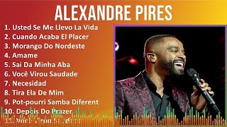 Alexandre Pires 2024 MIX CD COMPLETO - Usted Se Me Llevo La Vida, Cuando Acaba El Placer, Morang...