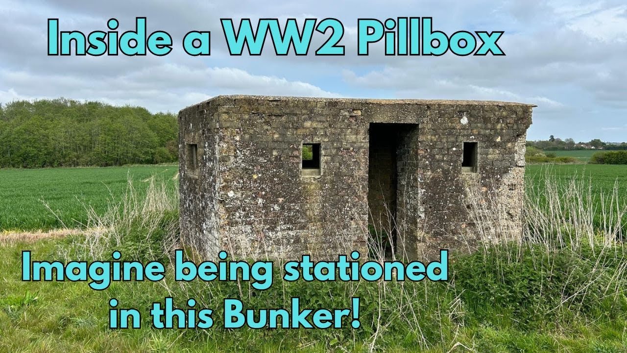 Inside a WW2 Pill Box Bunker in South East UK - Imagine being stationed here!