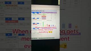 When co-parenting gets messy, document everything #excel #googlesheets