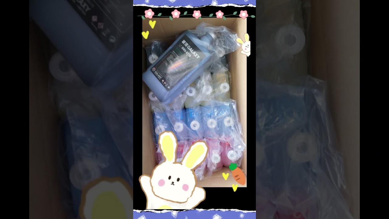 The shipment record of glaxy eco solvent ink, thanks for my old customer's support 