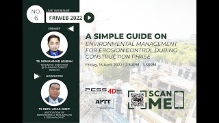 APTT Webinar : A simple Guide On Environmental Management For Erosion Control During Construction