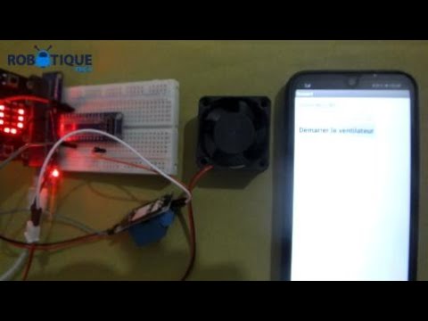 Control a small fan with a smartphone and the Micro:bit