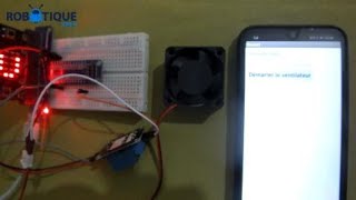 Control a small fan with a smartphone and the Micro:bit